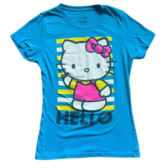 Sanrio hello kitty blue graphic tee - Picture 1 of 5
